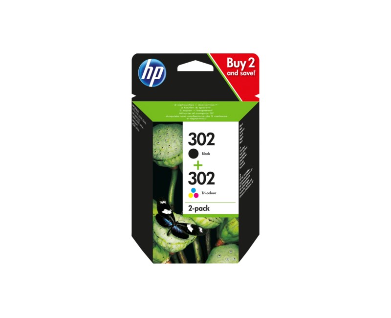 HP X4D37AE Combo Mürekkep Kartuş (302)