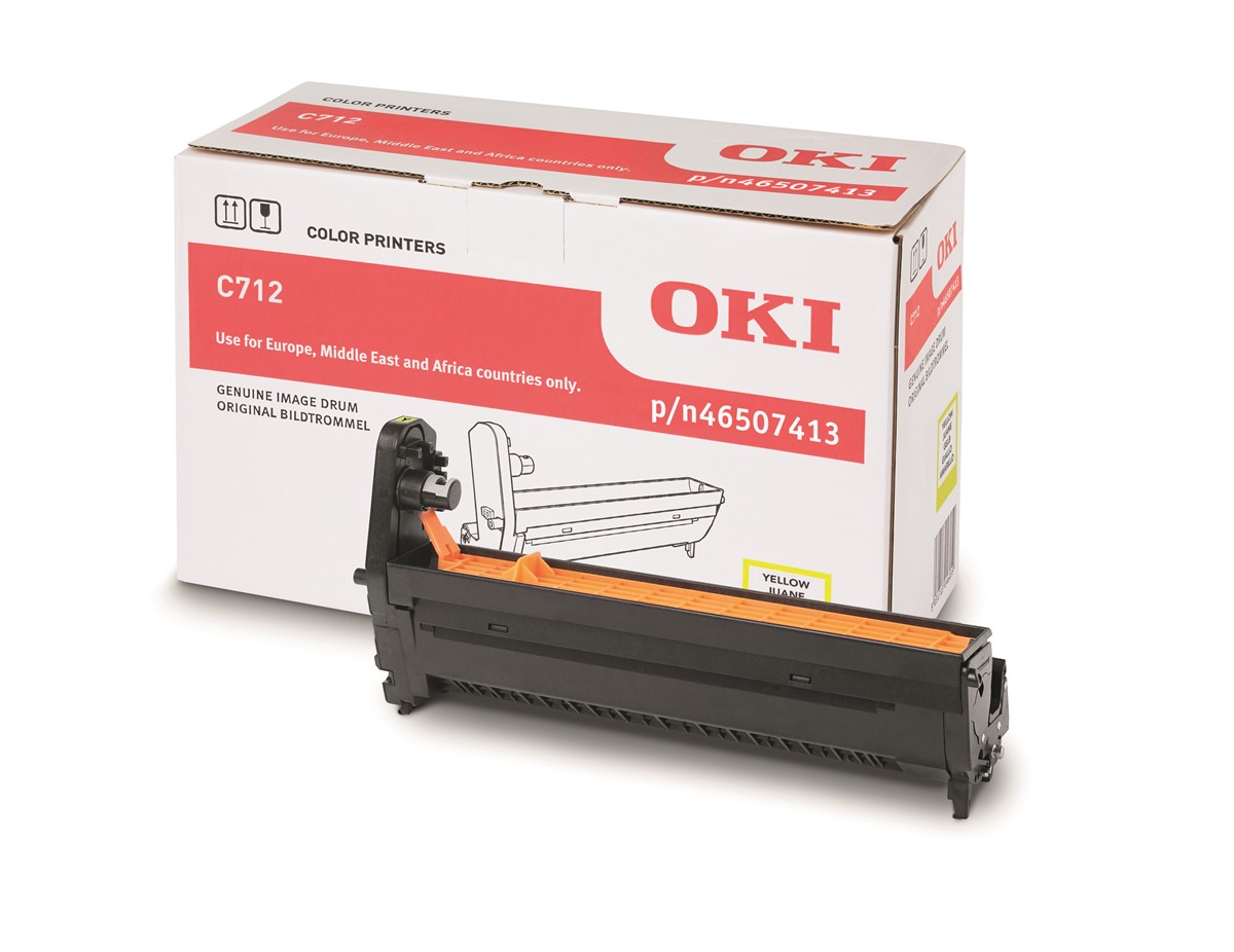 OKI 46507413 EP-CART-Y-C712 SARI YAZICI GÖRÜNTÜLEME SİLİNDİRİ/C712/30000 SAYFA
