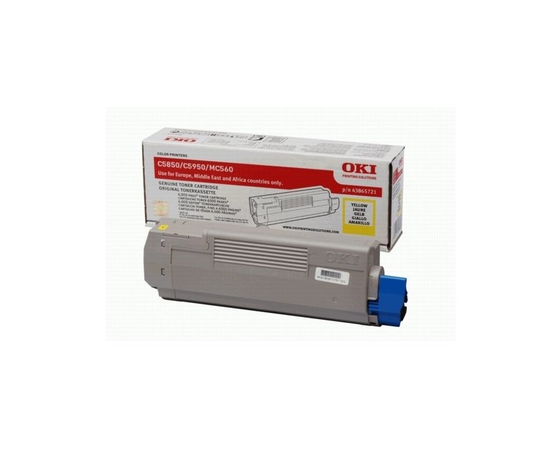 OKI C5850-5950-Y Toner (43865741)