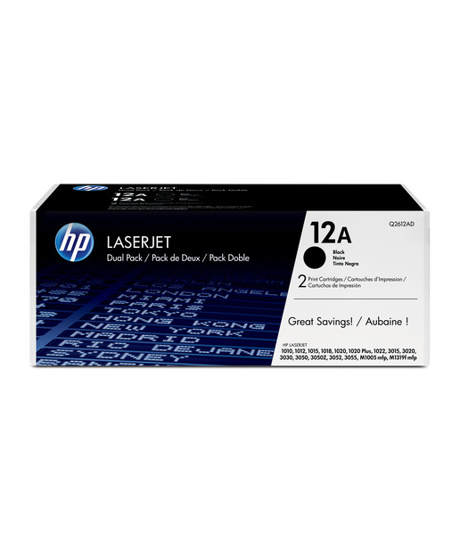 HP  Q2612AF (12A) SIYAH 2 LI PAKET TONER 2.000 SAYFA