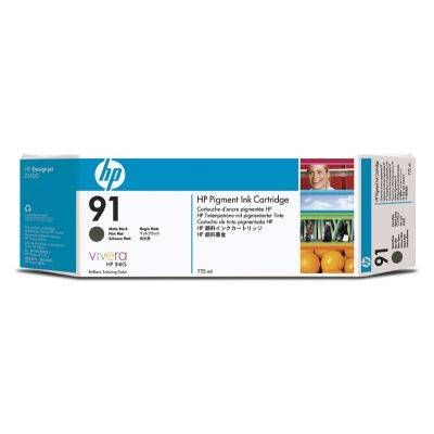 HP C9480A NO 91, Inkjet Mat Siyah Kartuş, 775ml 3'lu paket