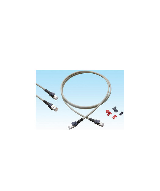 HCS S/FTP Cat6A Patch Cord LSOH 3m Gri T6A-00480-301