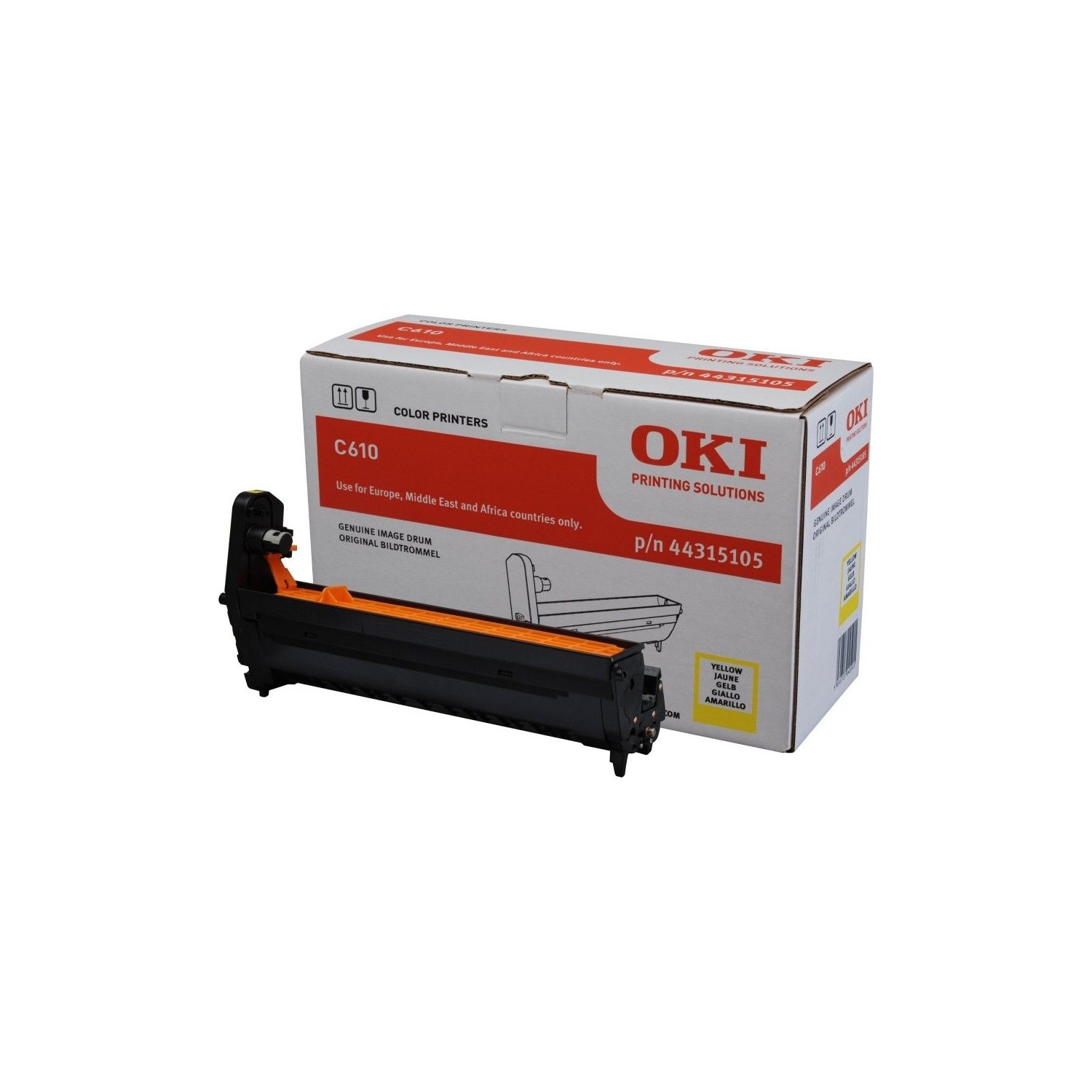 OKI 44315105 SARI DRUM/C610/20000 SAYFA