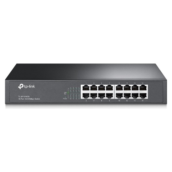 TP-LINK TL-SF1016DS 16-Port Rack Switch