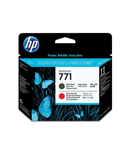 HP CE017A Mat Black/Choromatic Red DesignJet Baskı Kafası (771) CE017A