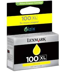 LEXMARK PRO905 805 705 205-S605 505 405 305-600 SYF RETURN SARI KARTUŞ (100XL) 14N1071E