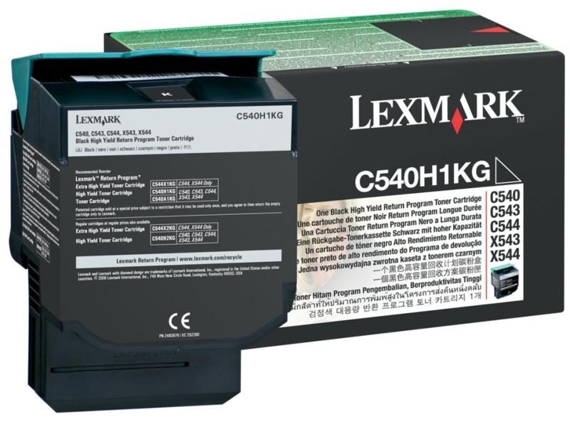 LEXMARK C540H1kg C540/C543/C544 SİYAH 2500 SYF TONER