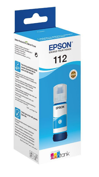 EPSON 112 ECOTANK PİGMENT MAVİ MÜREKKEP ŞİŞE