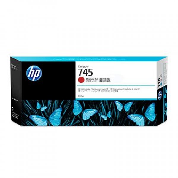 HP F9K06A (745) KROMATIK KIRMIZI 300ml GENIS FORMAT MUREKKEP KARTUSU