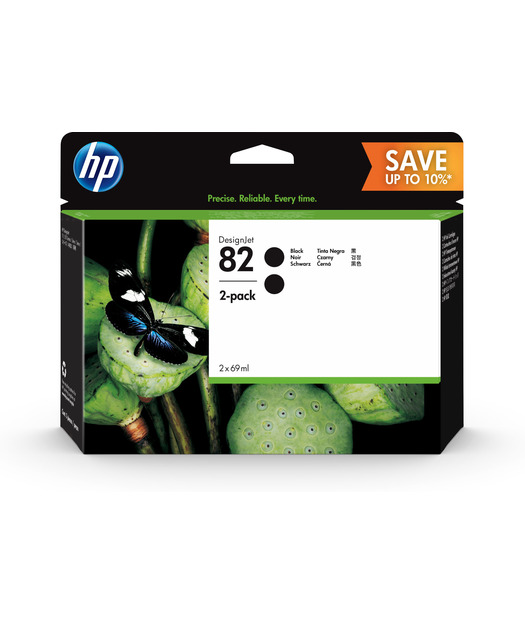 HP P2V34A 2'li Black Mürekkep Kartuş (82) P2V34A