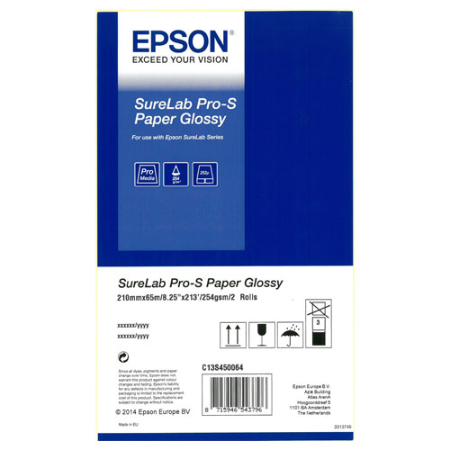 EPSON SureLab Pro-S Paper Glossy A4x65 2 rulo