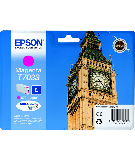 EPSON T703340 Mürekkep Kartuş (L) Magenta EPST703340