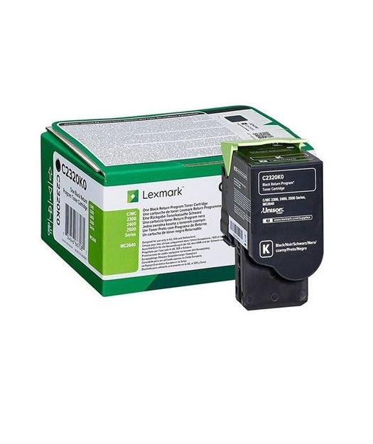 LEXMARK C2350K0 Siyah Return Toner C2350K0