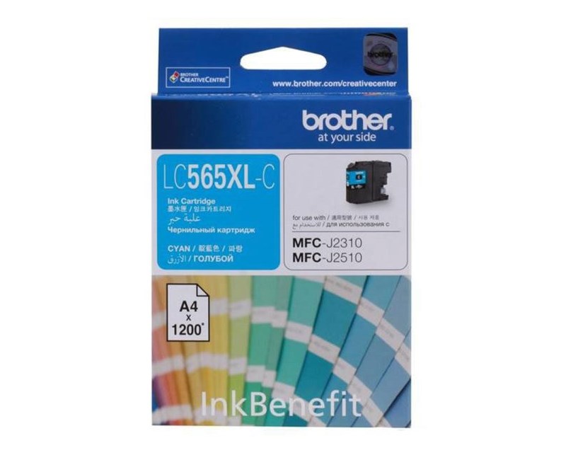 BROTHER LC565XLC MFC-J3720 MAVI KARTUS 1200 SAYFA Resim-1