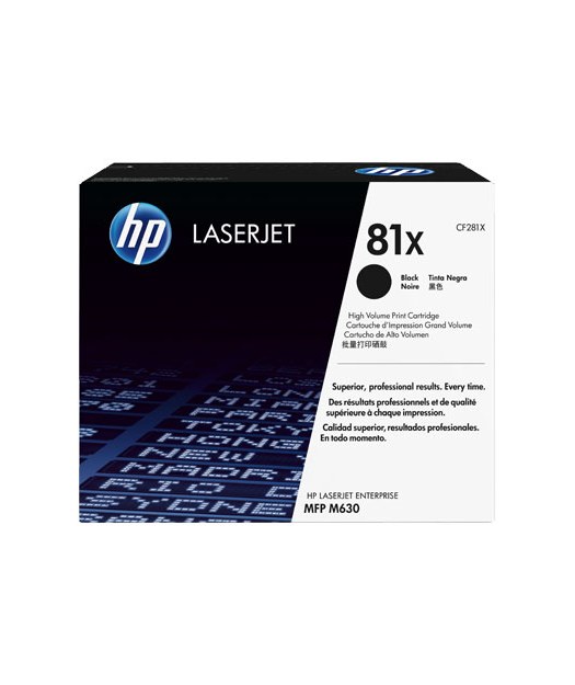 HP CF281X Black Toner Kartuş (81X) CF281X