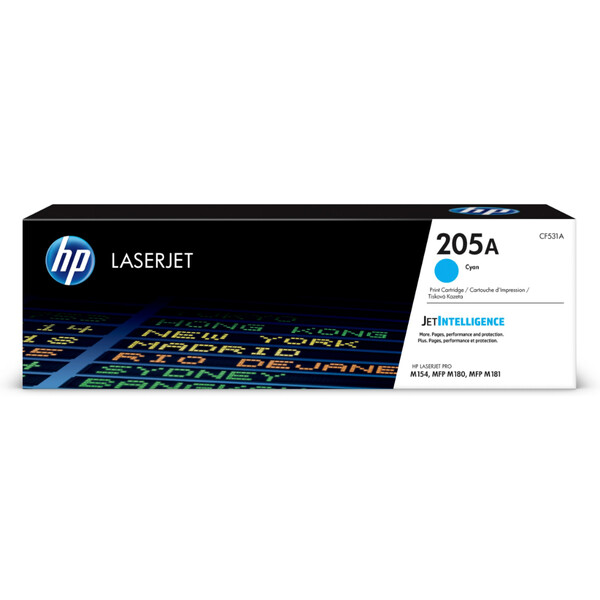 HP 205A-CF531A Mavi Orjinal Toner Resim-1