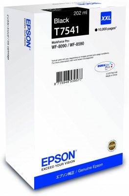 EPSON C13T754140 INK CARTRİDGE XXL BLACK 202 ML-WORKFORCE PRO WF-8090--8590