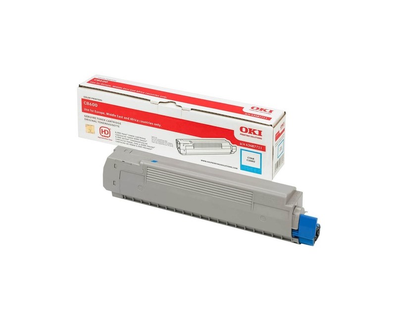 OKI C8600/C8800-C Toner (43487723)