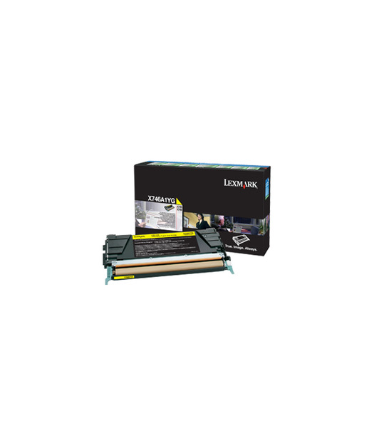 LEXMARK X746A1YG Sarı Return Toner Cardridge 7K LEXX746A1YG