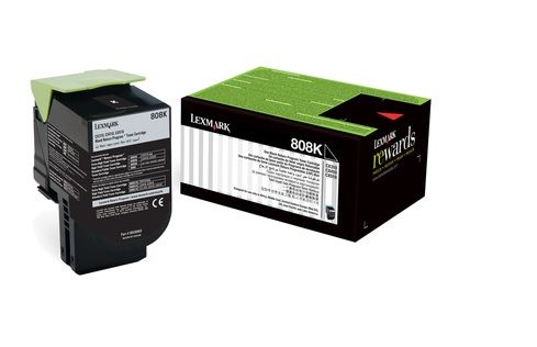 LEXMARK 80C8SK0 CX310 CX410 CX510 Siyah 2500 Sayfa Toner