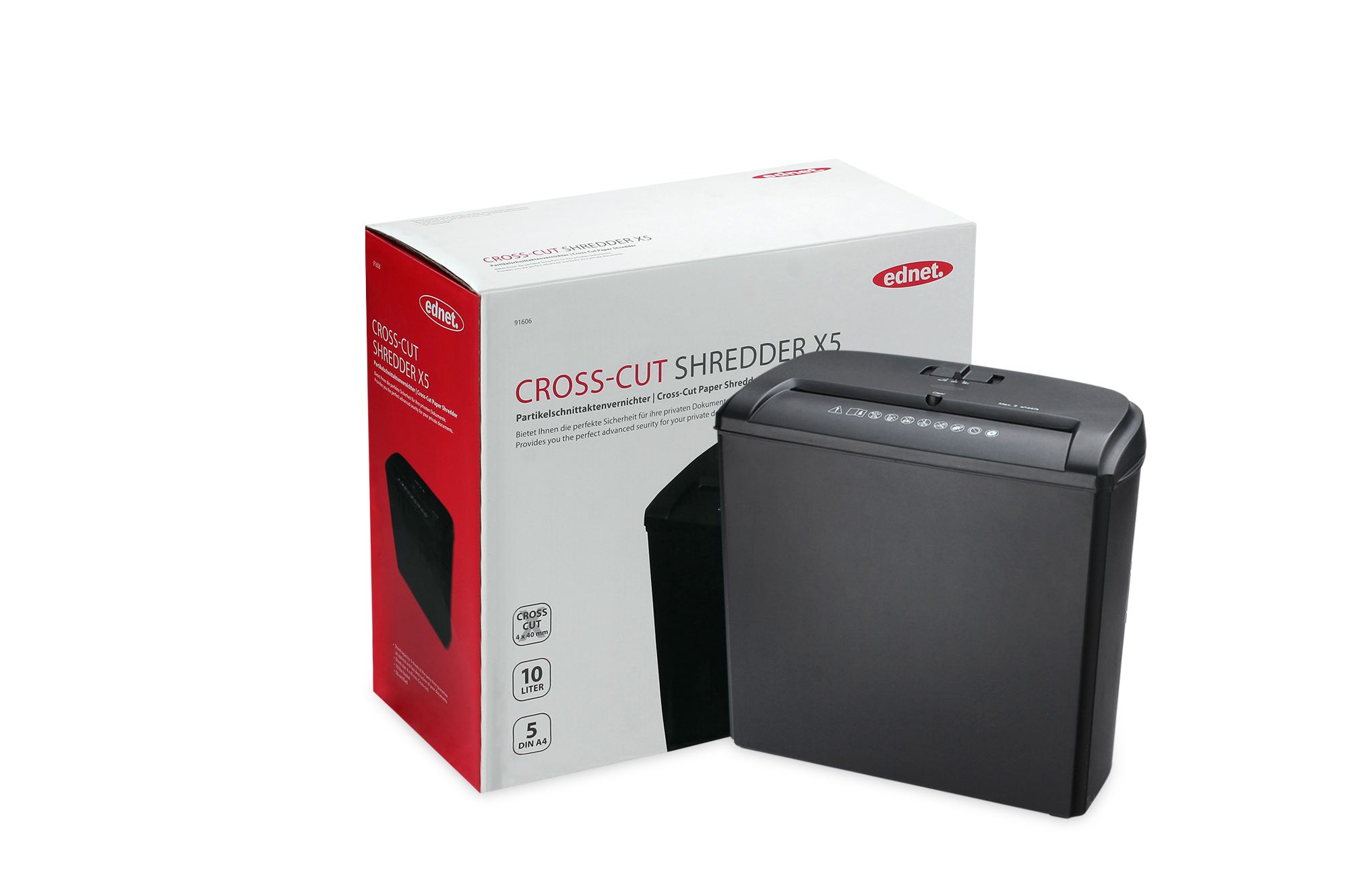 EDNET ed-91606   partikül kesim-dosya yok edici x5