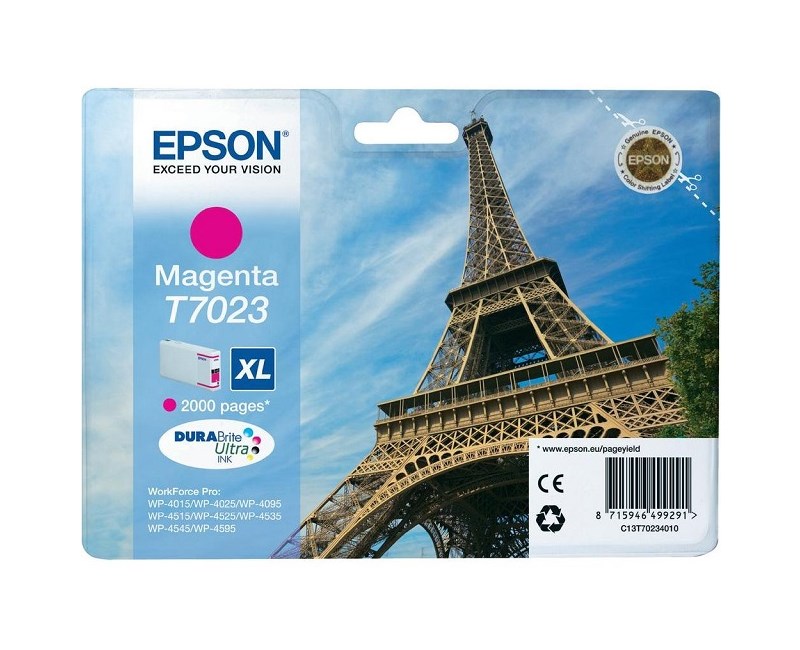 EPSON C13T70234010 Kırmızı Mürekkep Kartuş (XL Eyf