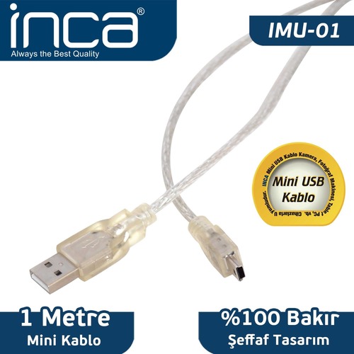 INCA IMU-01 USB-MINI USB KABLOASKILI1MT