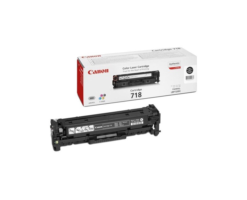 CANON CRG-718BK LBP 7200 Modeli için siyah toner