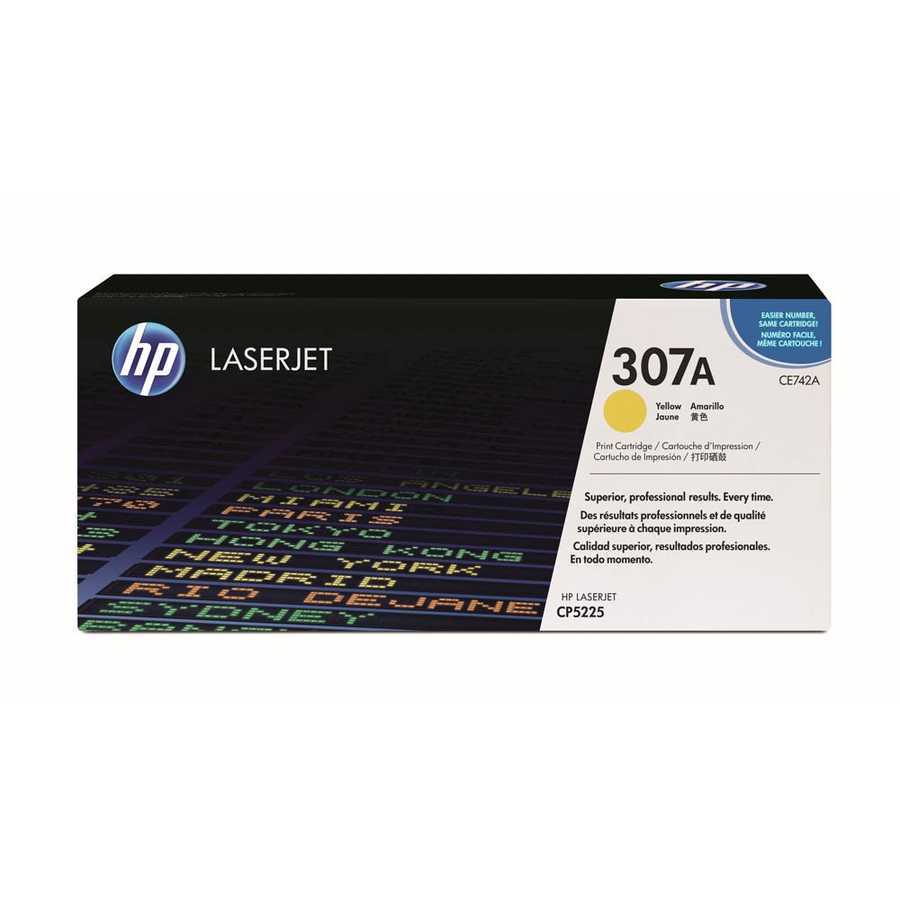 HP 307A-CE742A Sarı Orjinal Toner