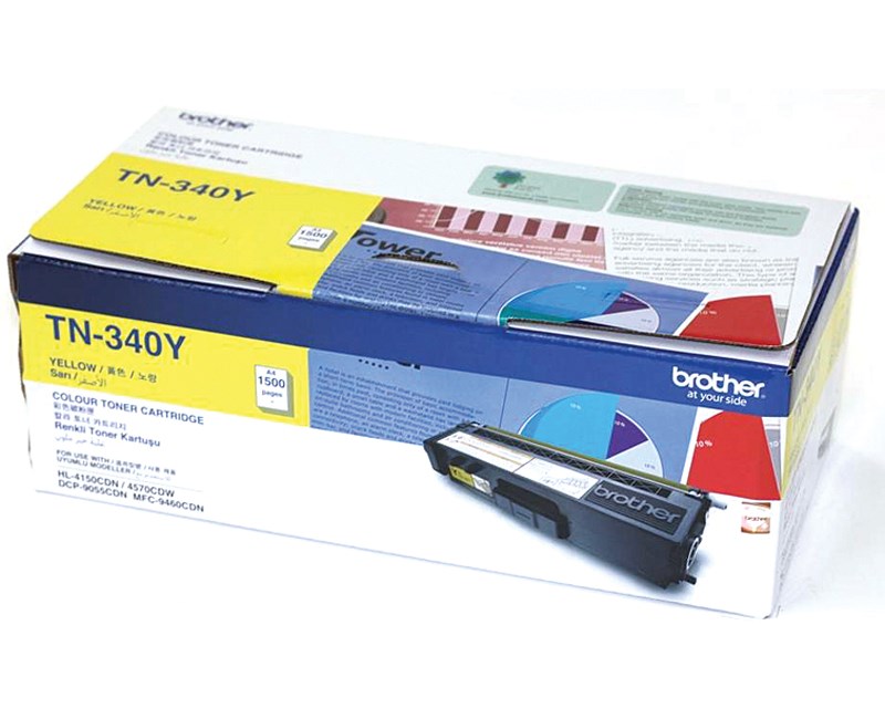 BROTHER TN-340Y DCP-9055CDN HL-4150CDN HL-4570CDW 1500 sayfa Sarı Toner