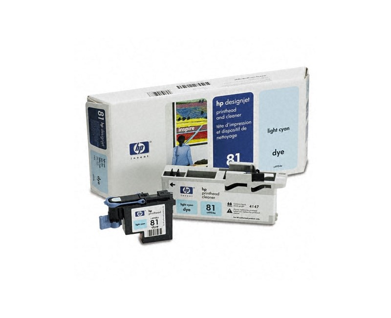HP C4954A Plotter 5000/5000PS için Açık Mavi KAFA+KAFA TEMİZLEYİCİ