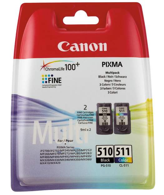CANON PG-510/CL-511 MultiPack Mürekkep Kartuş 2970B010 CAN22339