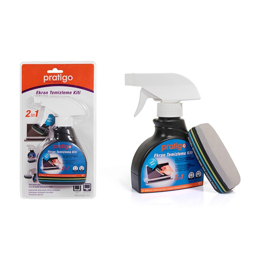 PRATIGO EKRAN TEMİZLEME SPREYİ 2 IN 1 PR0004