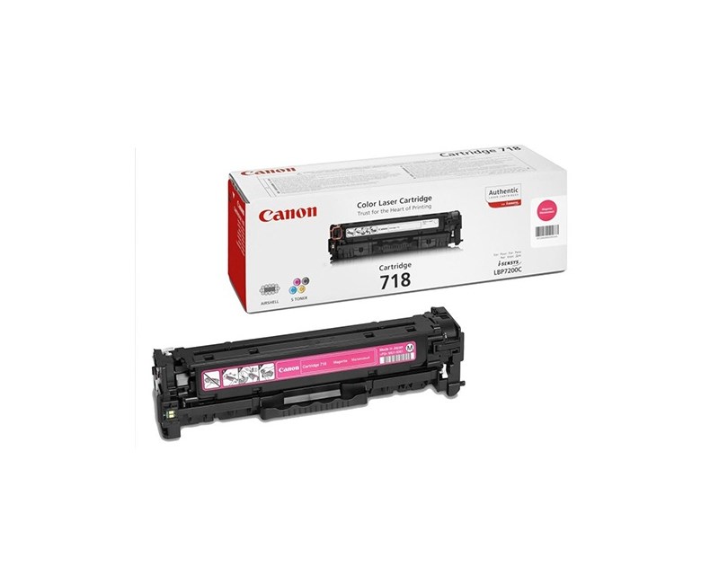 CANON CRG-718M LBP 7200 Modeli için kırmızı toner