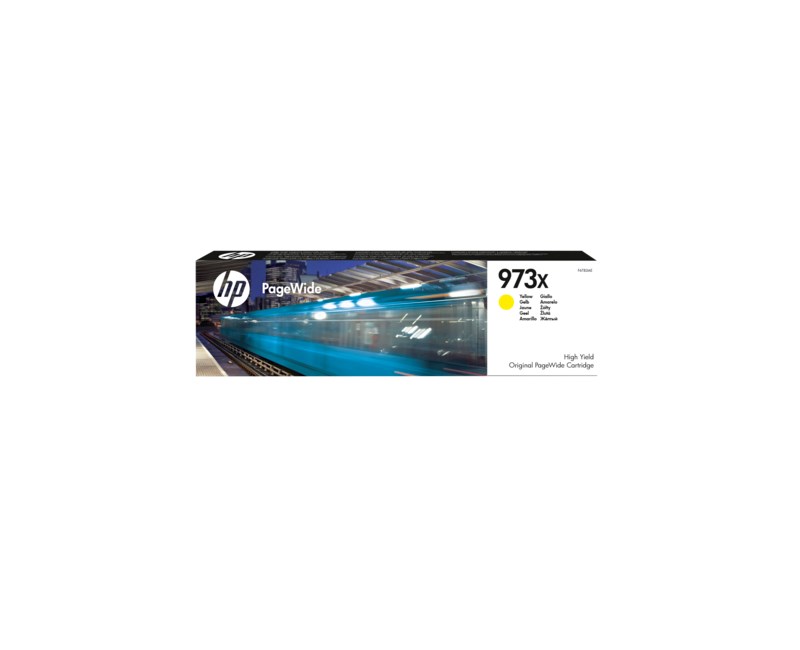 HP F6T83A 973X Yüksek Kapasiteli Sarı Orijinal PageWide Kartuşu 7000 Sayfa