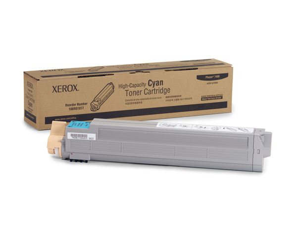 XEROX Phaser 7400 için Yüksek Kapasiteli Toner Mavi 106R01077