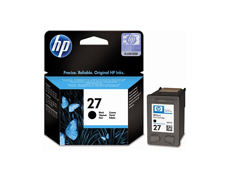 HP C8727A  No 27 Siyah Kartuş Resim-1