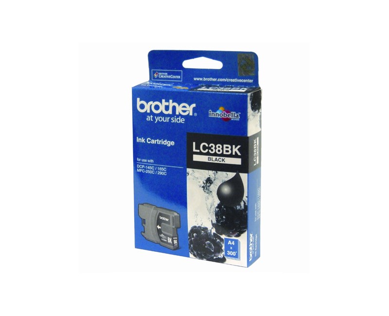 BROTHER LC-38BK MFC-145C-165C-300 SAYFA SİYAH KARTUŞ