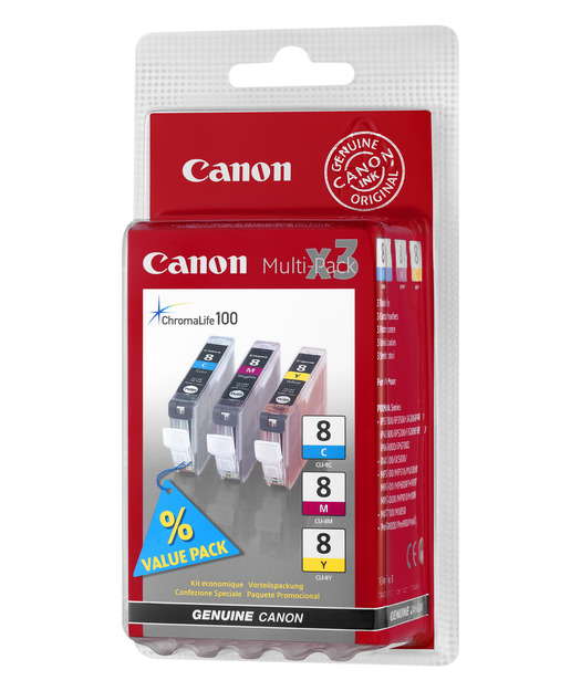 CANON CLI-8 CMY Mürekkep K. M.P 0621B029 CAN22206
