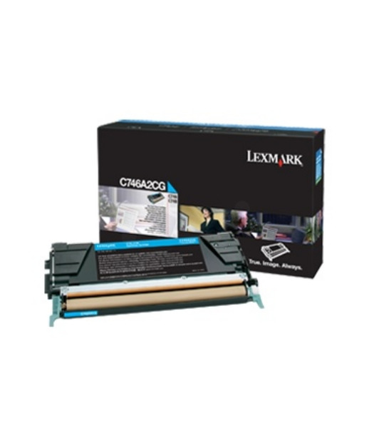 LEXMARK C746A3CG Cyan Toner C746/748 (7K) LEXC746A3CG