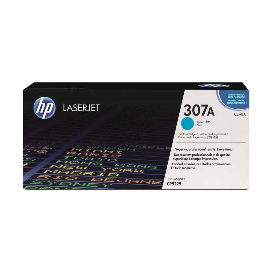 HP 307A-CE741A Mavi Orjinal Toner Resim-1