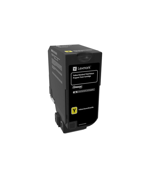 LEXMARK CS720, CS725, CX725 Yellow Standard Yield Return Programme Toner Cartridge 74C5SY0