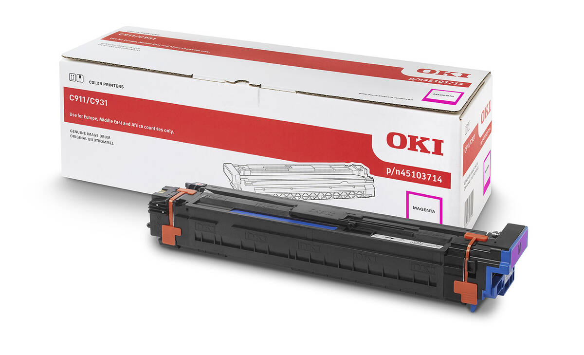OKI 45103714 KIRMIZI DRUM ÜNİTESİ C911-C931 - MAGENTA DRUM - YAZICI GÖRÜNTÜLEME ÜNİTESİ - 40.000 SAYFA
