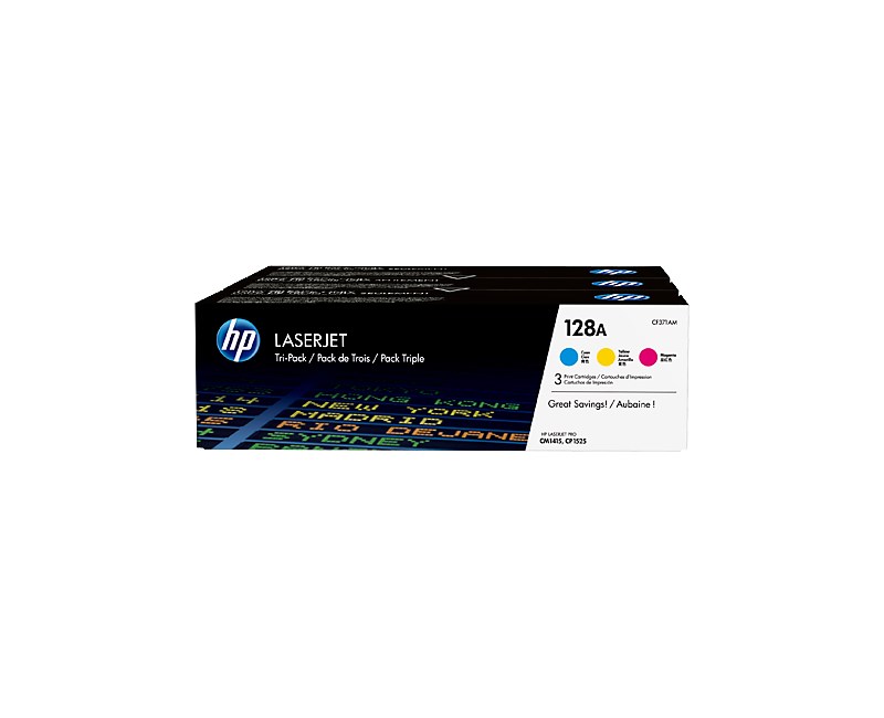 HP CF371AM TON  128A MAVİ-KIRMIZI-SARI 3'LU