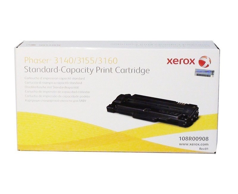 XEROX 108R00908 3140/3155/3160 Std Kap. Siyah Tone