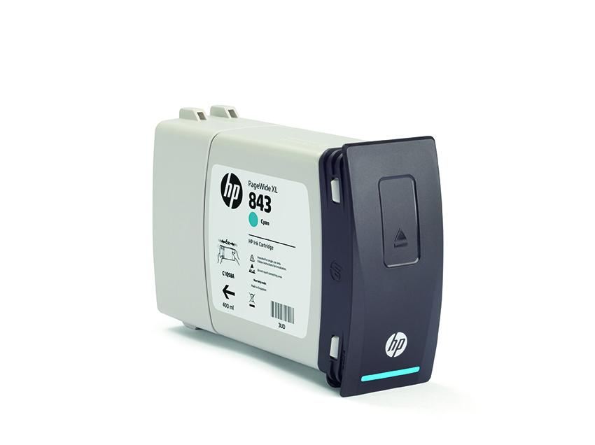 HP C1Q66A 843C 400-ml Black Ink Cartridge
