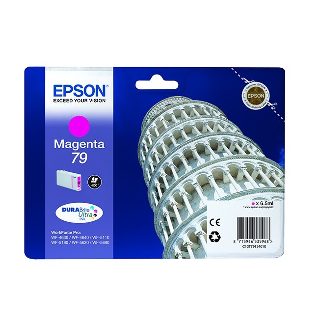 EPSON C13T79134010 Singlepack Magenta 79 DURABrite