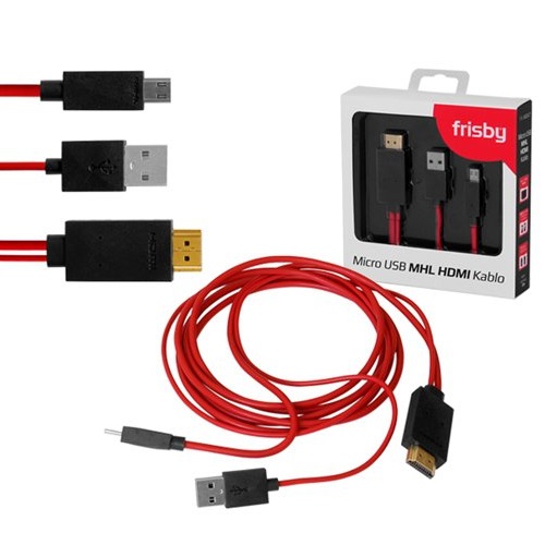 FRISBY FA-HD47 MICRO USB MHL HDMI KABLO 2MT
