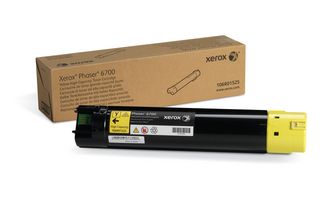 XEROX Phaser 6700 Yüksek Kapasiteli Sarı Toner Kartuşu 106R01525
