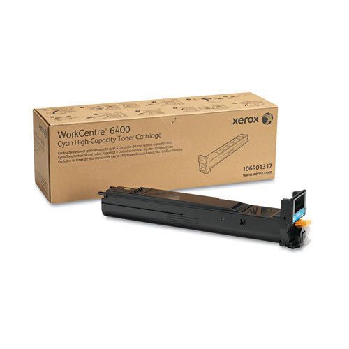 XEROX Phaser 6400 için Toner Mavi Yüksek Kapasiteli 14000 Sayfa 106R01317